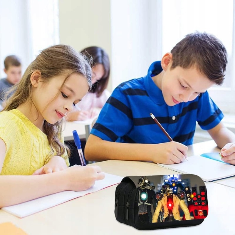 CBOSNF Skibidi piórnik szkolny 3D, organizer na przybory szkolne