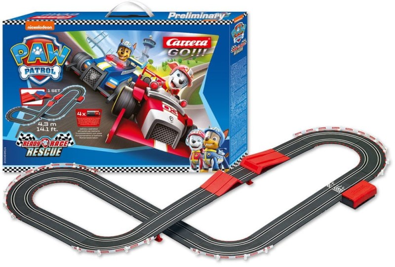 Carrera Paw Patrol Ready Race and Rescue Tor wyścigowy 4,3m