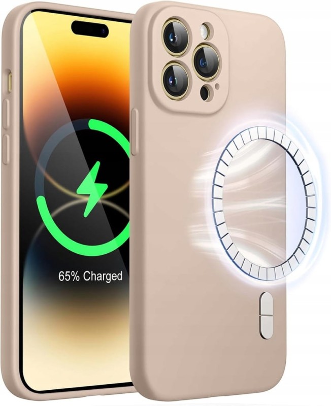 Silikonowe etui iPhone'a 14 Pro, Kompatybilne z magsafe, JETech