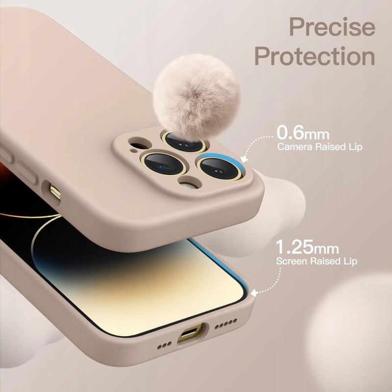 Silikonowe etui iPhone'a 14 Pro, Kompatybilne z magsafe, JETech
