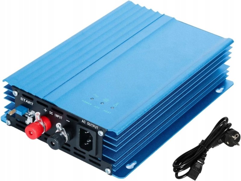 Inwerter solarny, Falownik DeWin 500W MPPT – do paneli PV, 12V DC / 220V AC