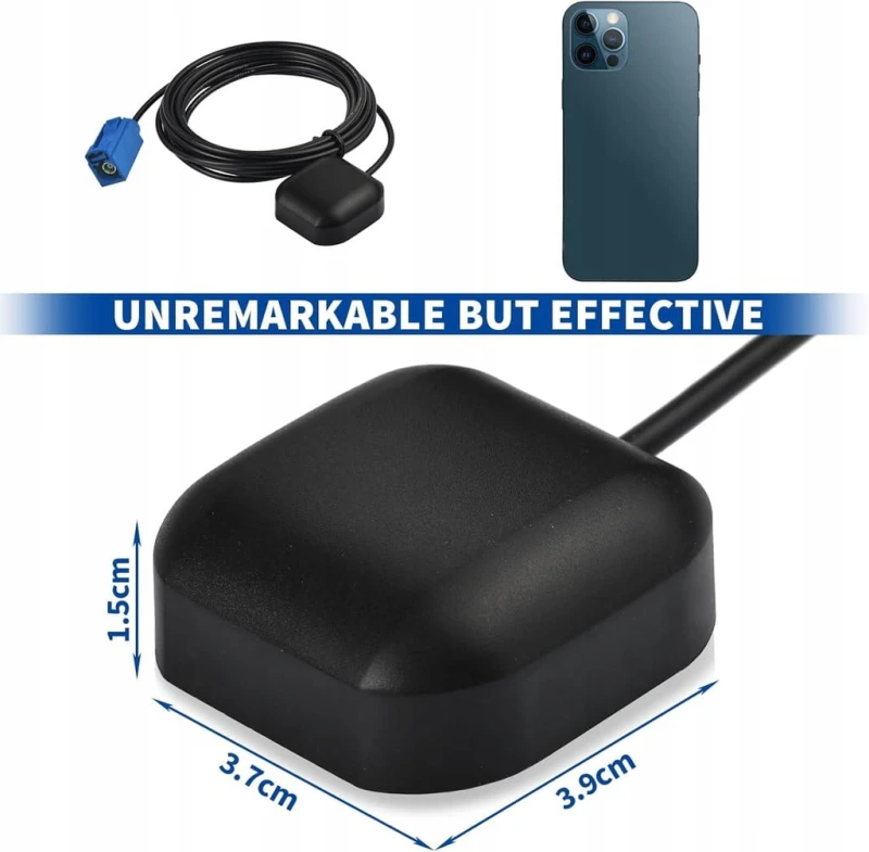 Antena GPS Fakra C, wodoodporna IP65 z kabel 3 m- Bingfu