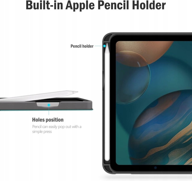 Etui do iPad Mini 6 2021 (6. generacji 8,3 cala), zielone - Auaua