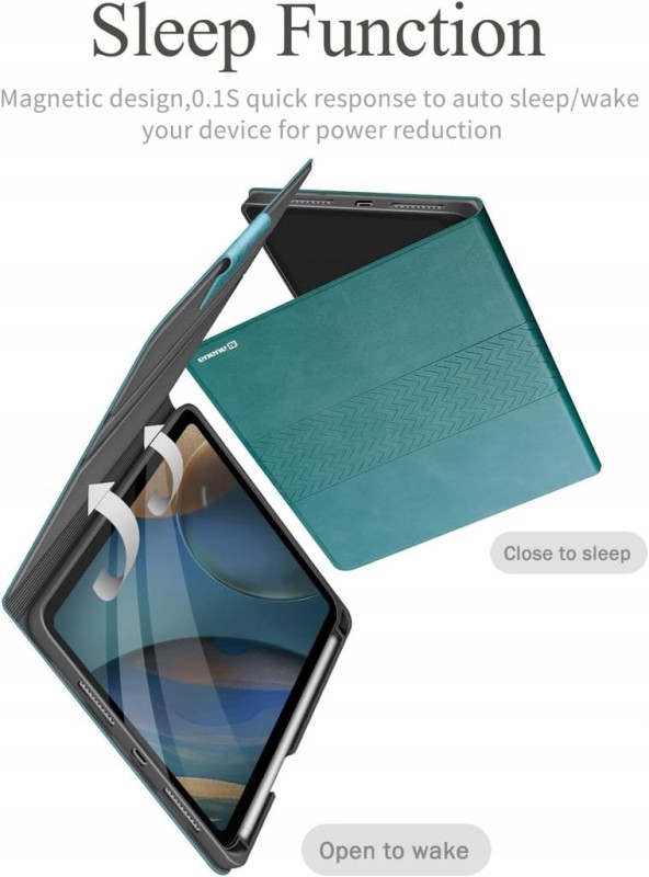 Etui do iPad Mini 6 2021 (6. generacji 8,3 cala), zielone - Auaua