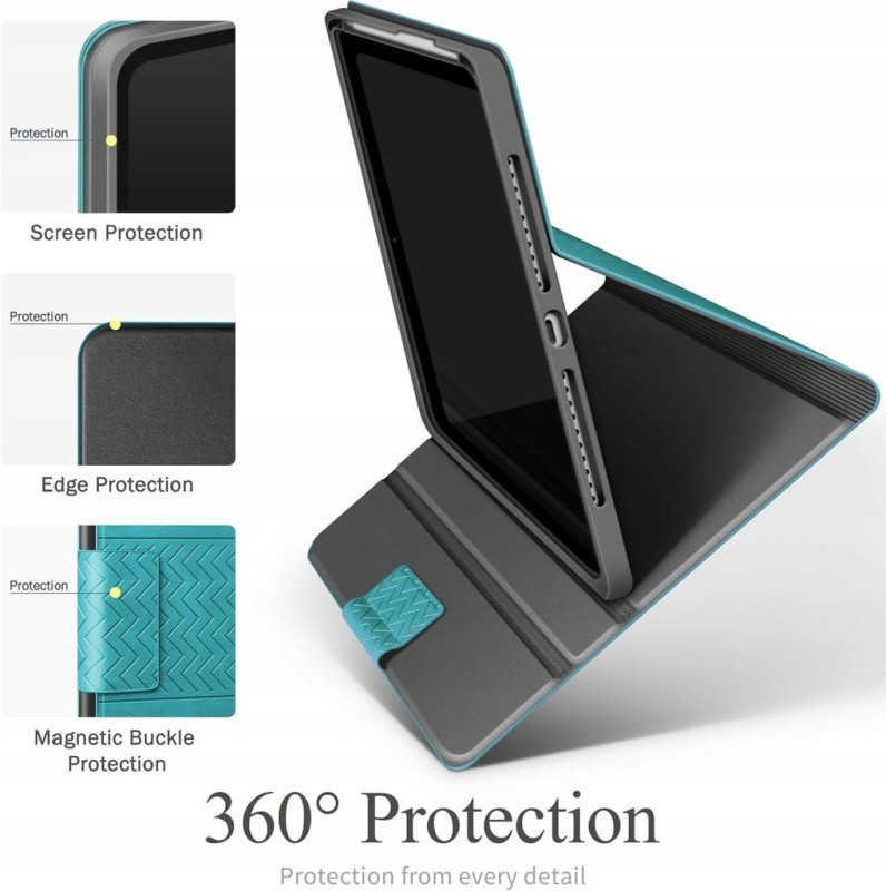 Etui do iPad Mini 6 2021 (6. generacji 8,3 cala), zielone - Auaua