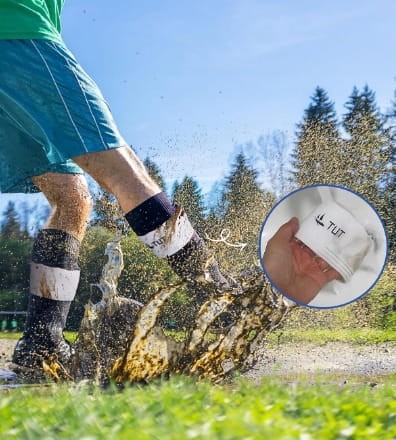 TUT silikonowy uchwyt na piszczele ONE SIZE dla dzieci i dorosłych
