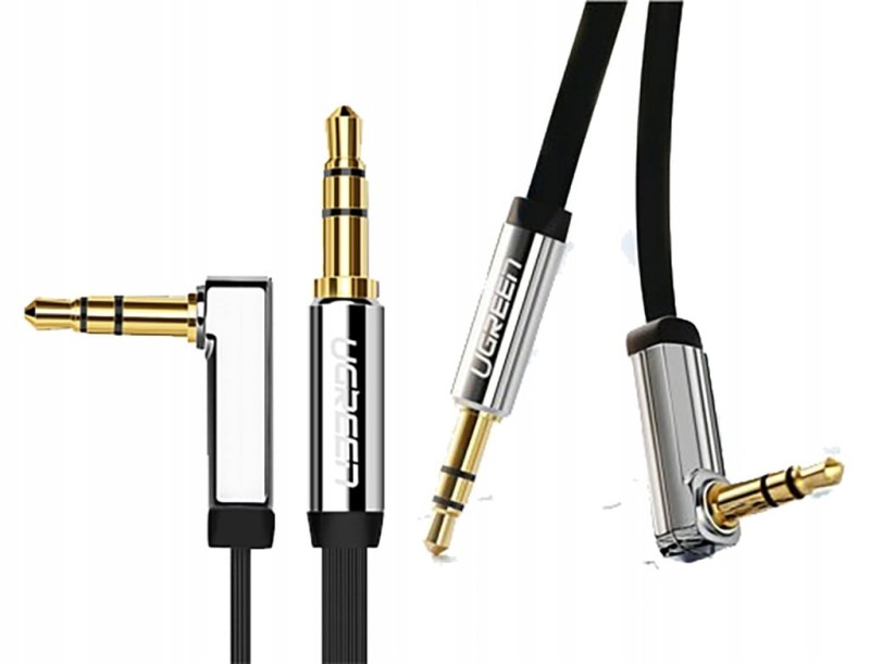 Kabel minijack Ugreen 10728 czarny 3m – przewód audio premium