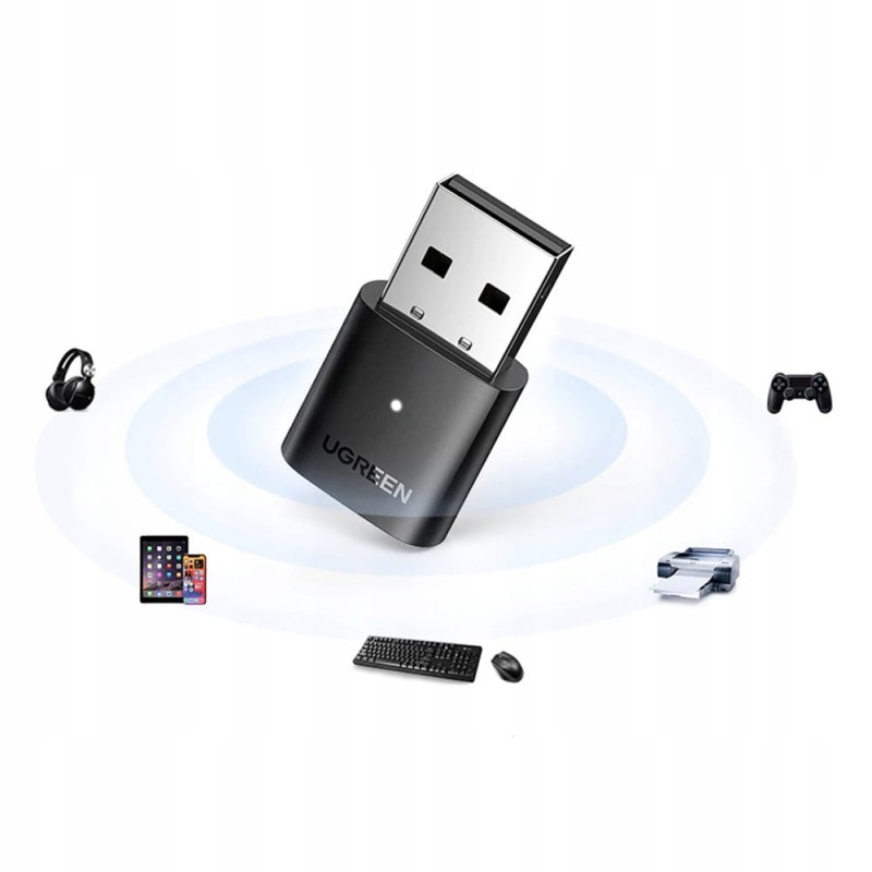 UGREEN CM390 Adapter USB Bluetooth 5.0 – czarny