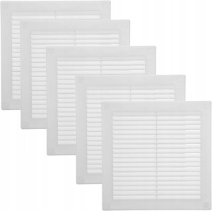 Systemy Wentylacyjne kratka wentylacyjna 20×20 cm z moskitierą (5 szt.)