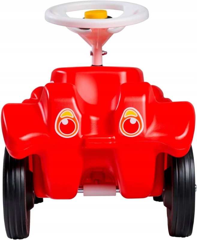 BIG Bobby Car LED z 4 trybami światła + szept ciche koła + naklejki retro