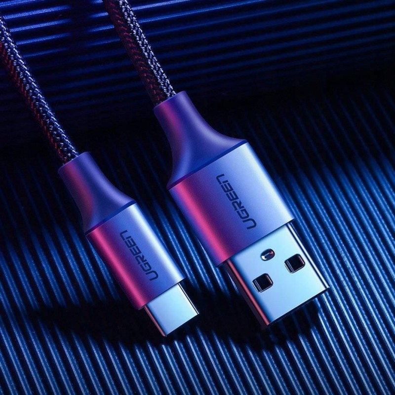 Ugreen kabel przewód USB - USB Typ C Quick Charge 3.0 3A 0,5m