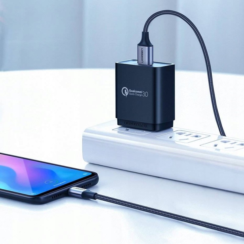 Ugreen kabel przewód USB - USB Typ C Quick Charge 3.0 3A 0,5m