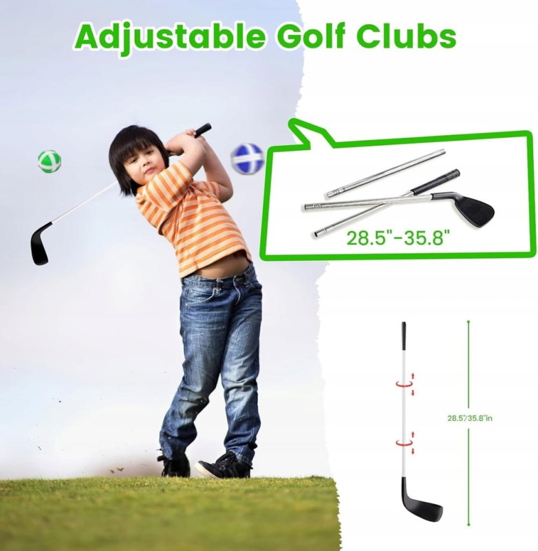 FOOING 2w1 Gra golfowa – mata do chipowania i rzutki dla dzieci