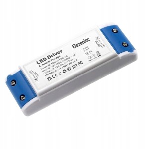 Elezenioc Transformator LED 60 W 12 V DC 5 A – zasilanie oświetlenia LED