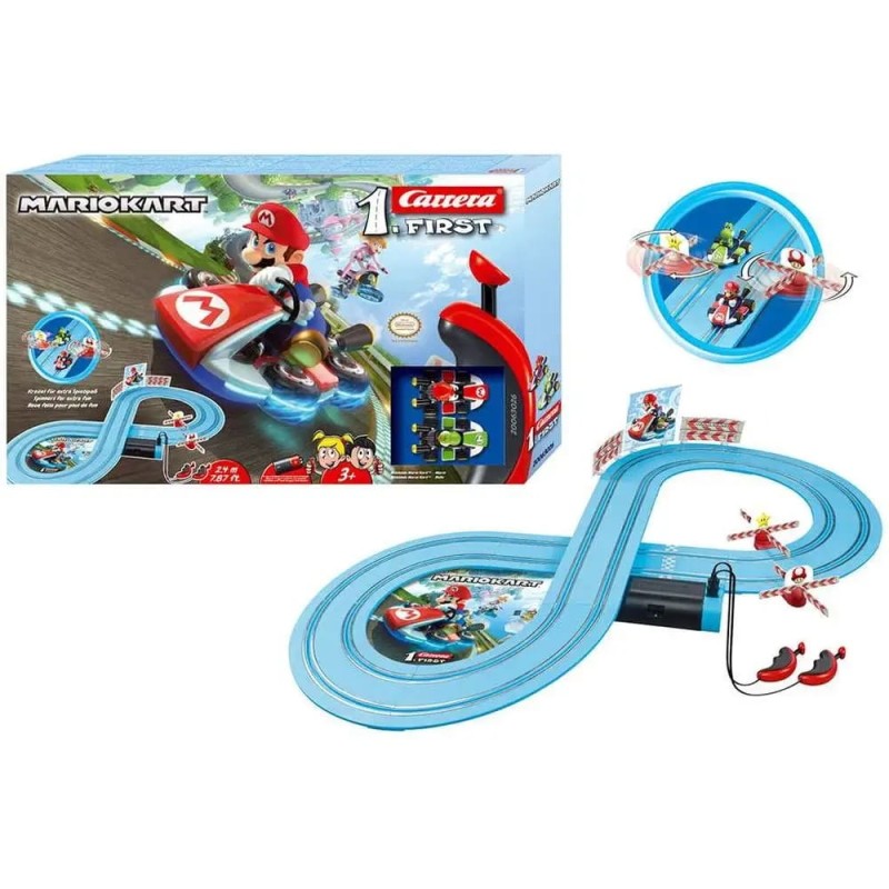 Carrera First Nintendo Mario Kart – tor wyścigowy 2,4 m dla dzieci