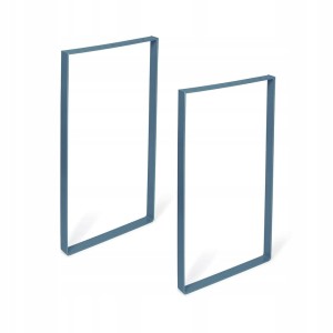 REI Tisch zestaw nóg do stołu stalowe niebieskie 71x38,5x4 cm – 2 szt.