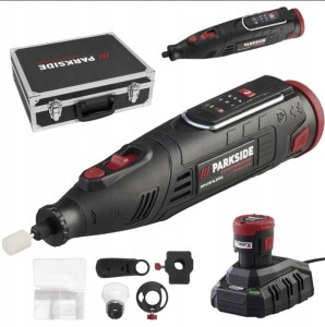 Parkside Performance PPFBSA 12 A1 12V Miniszlifierka + aku. 2Ah + akcesoria