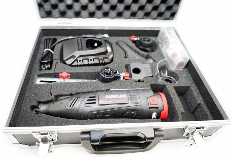 Parkside Performance PPFBSA 12 A1 12V Miniszlifierka + aku. 2Ah + akcesoria