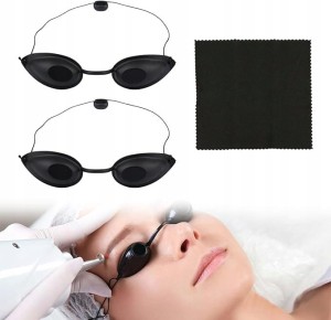 2 szt. Okulary ochronne UV do solarium IPL, Opalania, LED - Toulifly