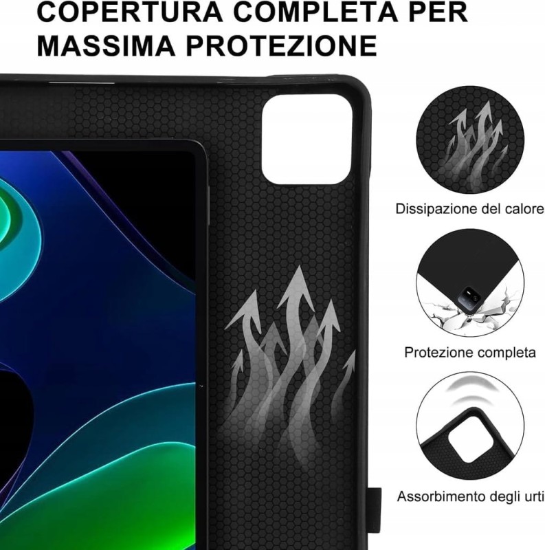 Iveoppe etui z klawiaturą Xiaomi Pad 6/6 Pro Bluetooth włoski układ QWERTY
