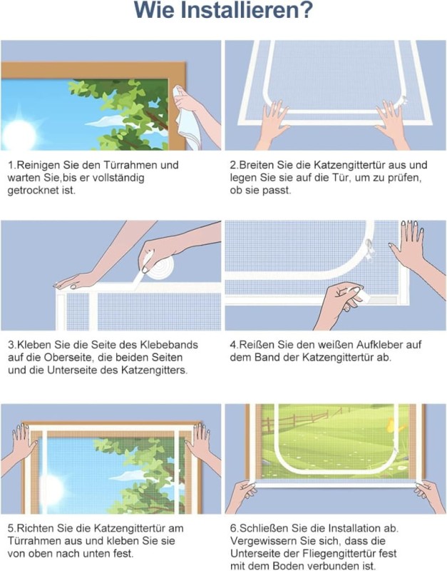 Wzmocniona moskitiera z zamkiem błyskawicznym 100x210 cm do drzwi- Rackbone