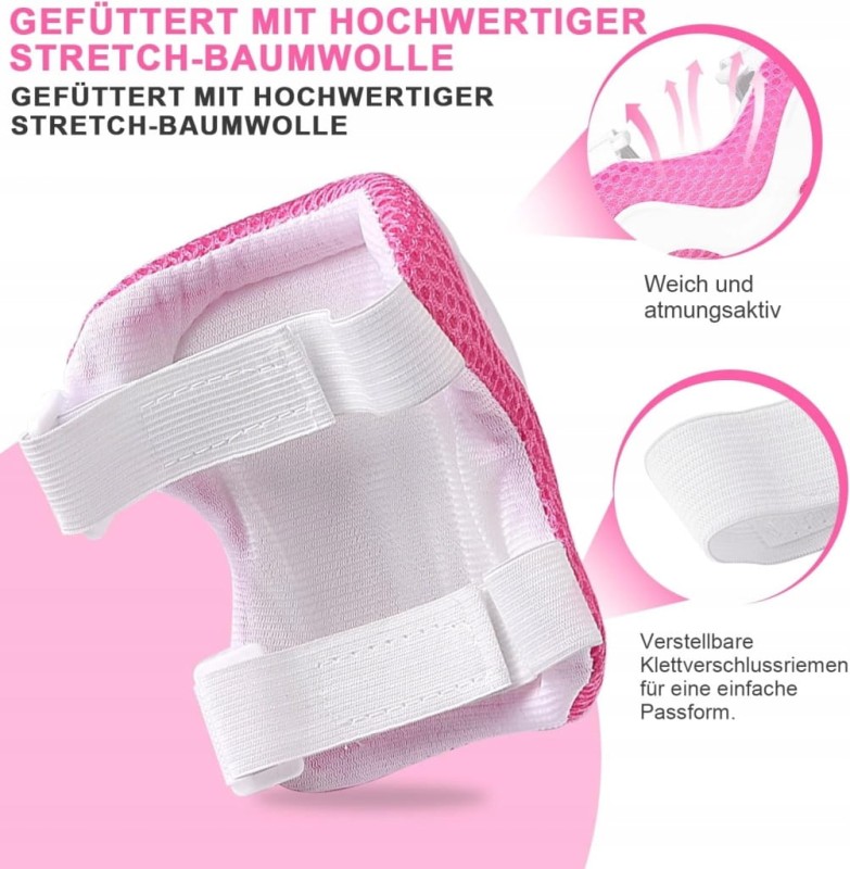 Zestaw ochraniaczy dla dzieci na kolana, łokcie i nadgarstki - Qintlectri