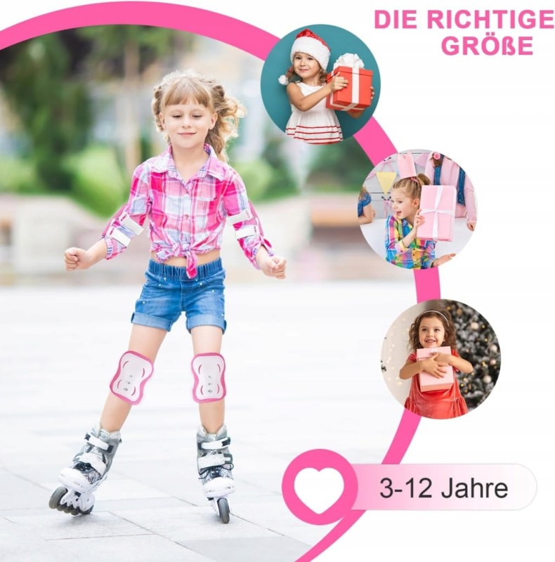 Zestaw ochraniaczy dla dzieci na kolana, łokcie i nadgarstki - Qintlectri