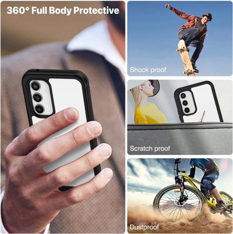 Etui 2 w 1 do Samsung Galaxy A54 5G ochrona 360 ekran + plecki - Cenhufo