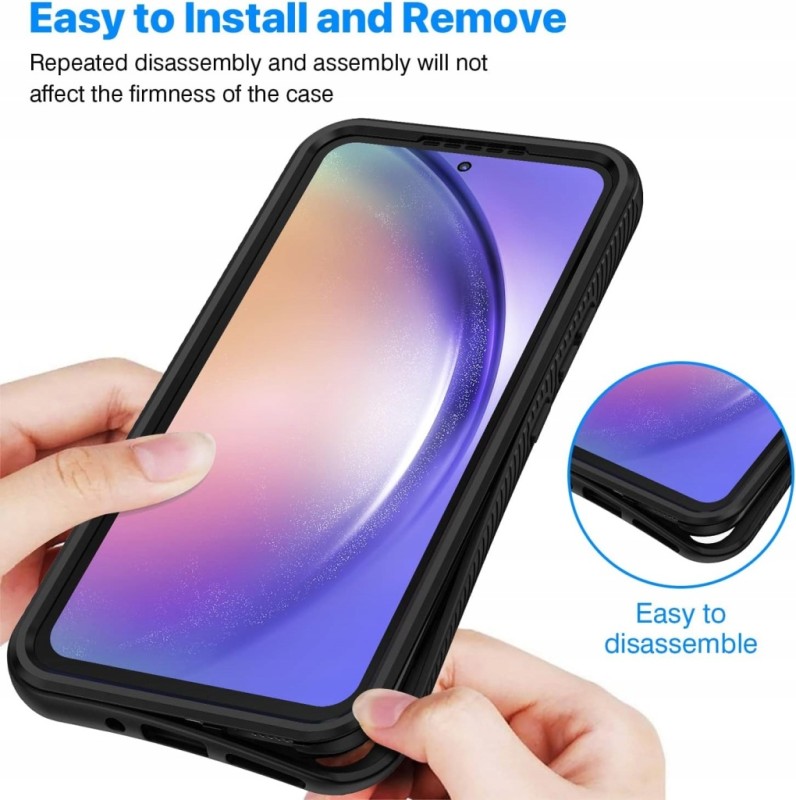 Etui 2 w 1 do Samsung Galaxy A54 5G ochrona 360 ekran + plecki - Cenhufo