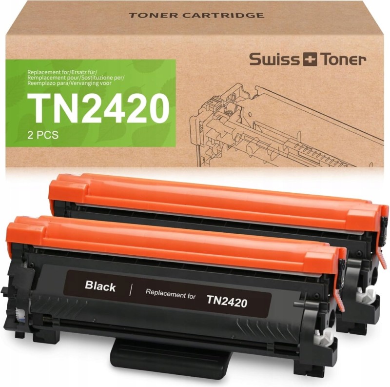 Toner TN2420 kompatybilny Brother 2x czarny 3000 stron- Swiss Toner