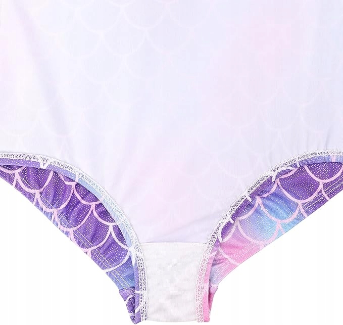 Bezioner Dziewczęcy Trykot Gimnastyczny Jasnofioletowy 150 cm