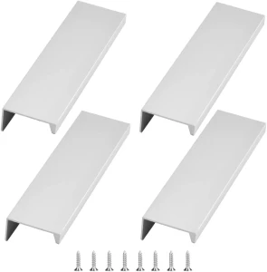 Uchwyt Krawędziowy Finger Edge Pull Srebrny 4 szt. Aluminium- Klyngtsk