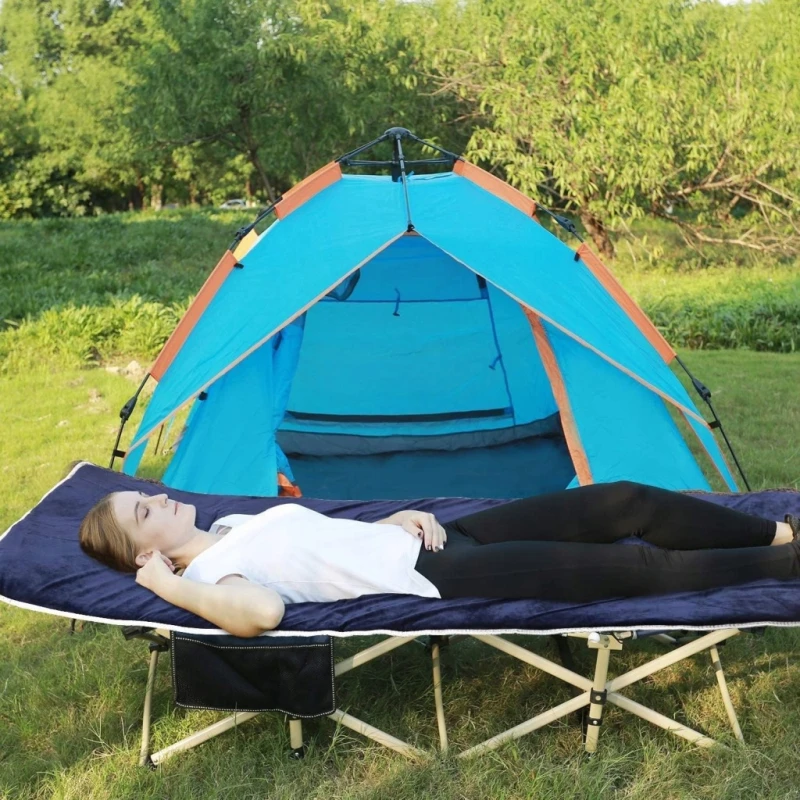 Nakładka, Materac na Łóżko Polowe 190x75 cm Miękka Izolująca- CampMax