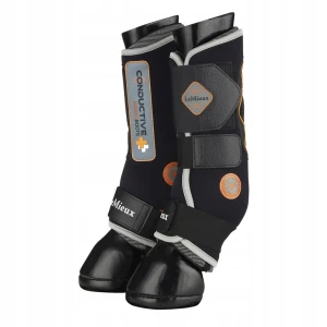 LeMieux Magno Buty magnetyczne dla konia, para ochraniaczy do terapii, XL