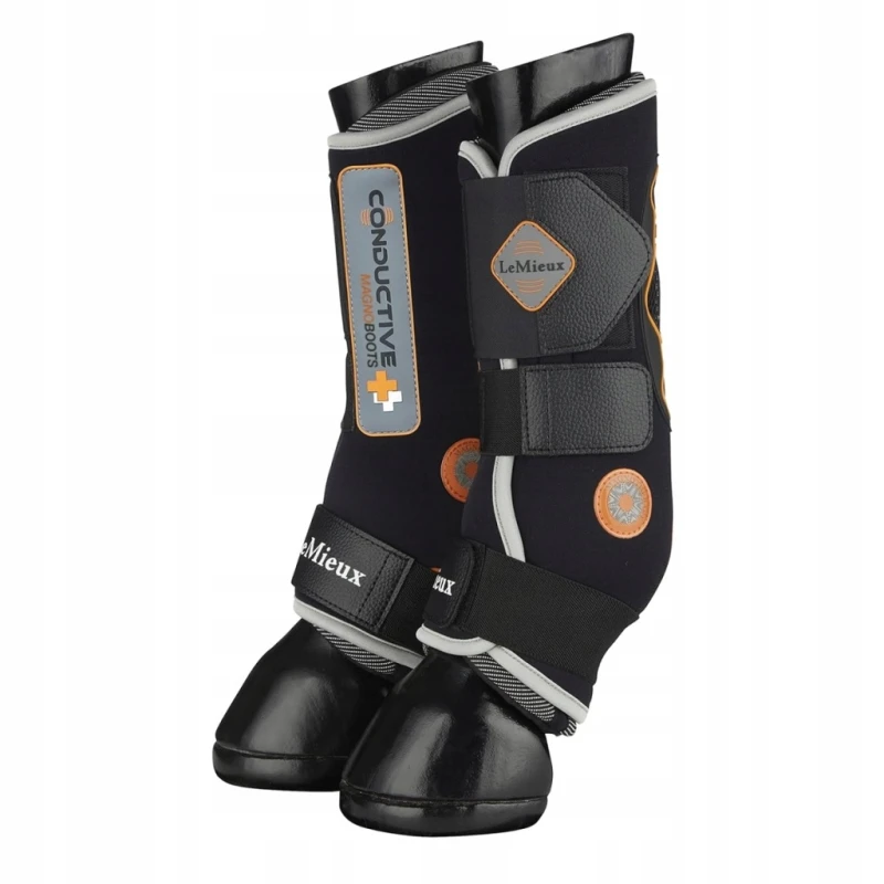 LeMieux Magno Buty magnetyczne dla konia, para ochraniaczy do terapii, XL