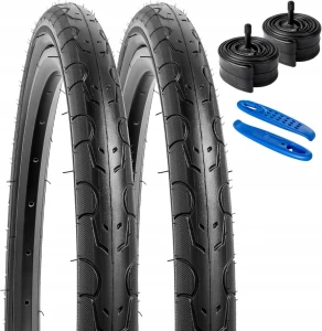 YUNSCM Opony Rowerowe 20"x1.50 + Dętki 2 szt. Schrader