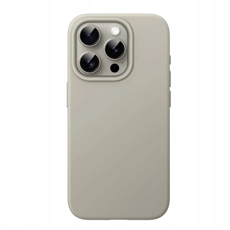 Etui silikonowe JETech iPhone 15 Pro Max Natural Titanium, Soft