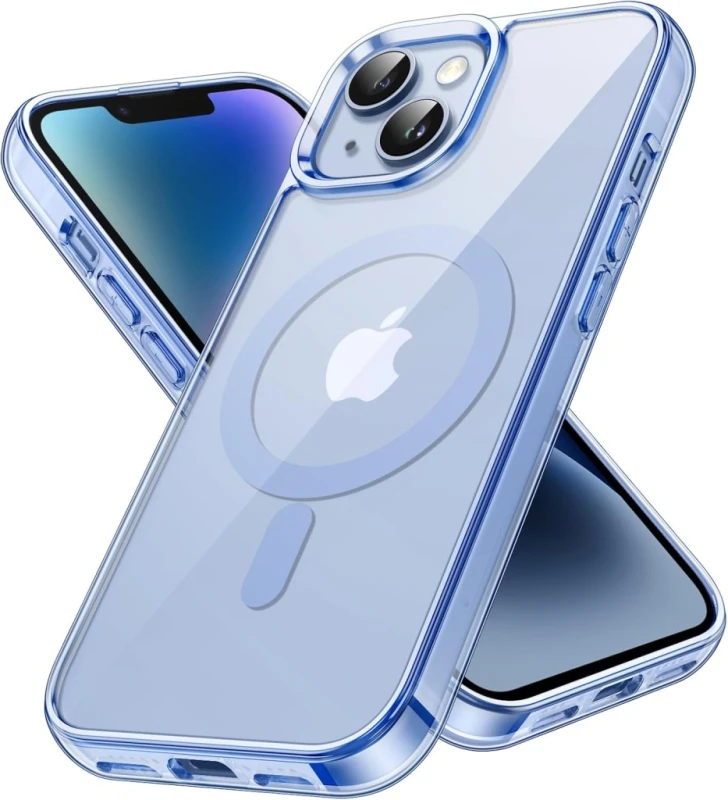 Etui magnetyczne JETech iPhone 14 Plus MagSafe Sierra Blue