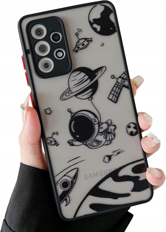 Etui Ztofera Samsung Galaxy A53 5G astronauta space case, półprzezroczyste