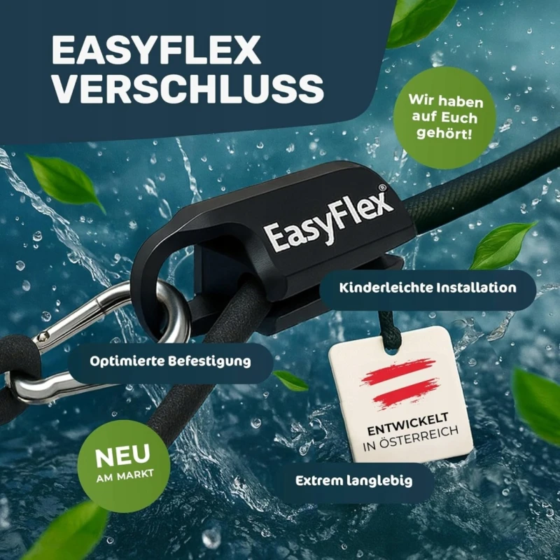 Plandeka basenowa EasyFlex 7x4 m lato zima folia solarna - Folienkonig
