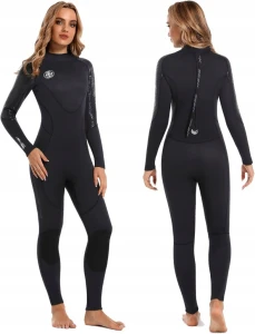 Beek damski kombinezon neoprenowy 3 mm 3XL, długi, czarny- Outlet