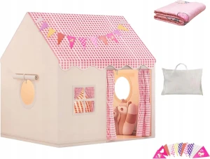 Domek dziecięcy namiot do zabawy z matą 120x105x128 cm - Dokkome