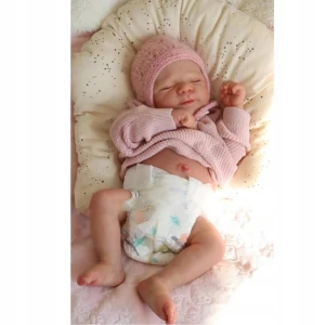 Rxdoll Reborn lalka 45 cm realistyczna silikonowa dziewczynka Pascale, 3+