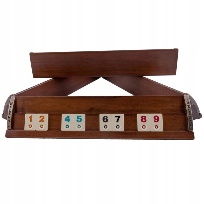 Helena Wood Art drewniany Rummy Okey zestaw premium z torbą, Wysoka jakość