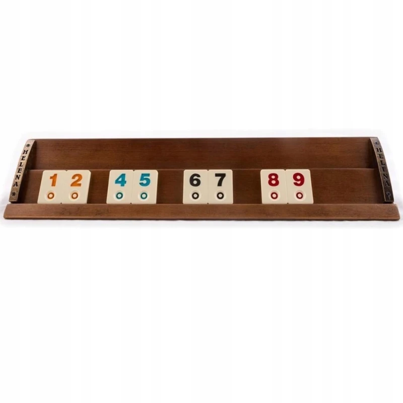 Helena Wood Art drewniany Rummy Okey zestaw premium z torbą, Wysoka jakość