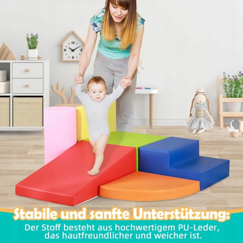 Wilwolfer piankowe klocki wspinaczkowe 6 elementów tor przeszkód