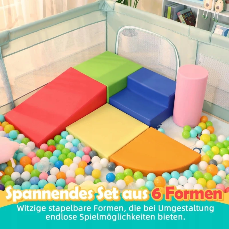 Wilwolfer piankowe klocki wspinaczkowe 6 elementów tor przeszkód