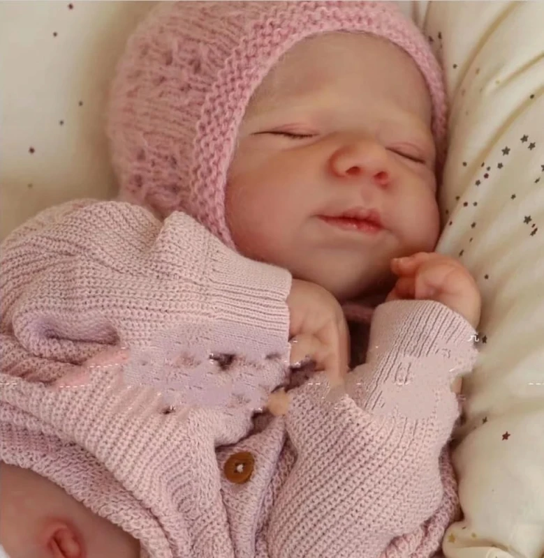 RXDOLL Reborn lalka niemowlęca 45 cm realistyczna winylowa, noworodek