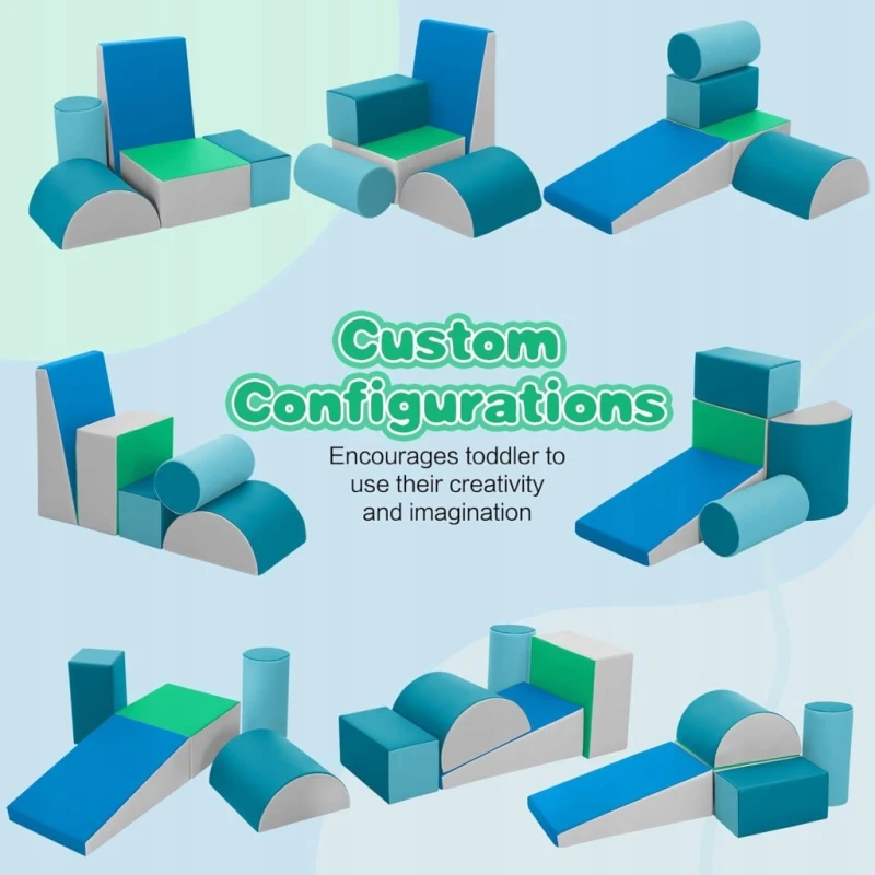 Wilwolfer piankowe klocki wspinaczkowe dla dzieci 5 el., motoryczne