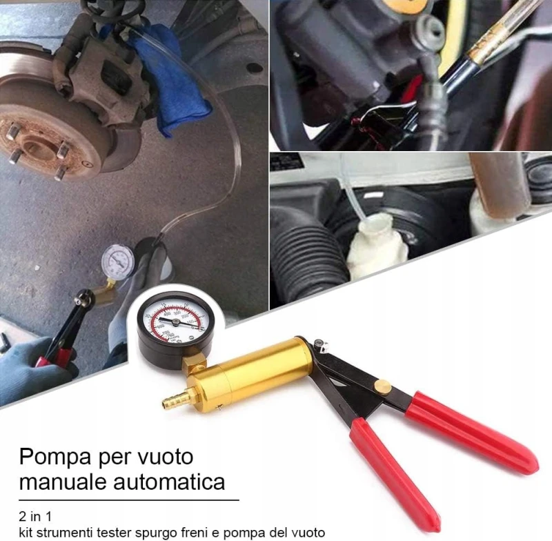 Awsuc AW-02 Pompka próżniowa ręczna do odpowietrzania hamulców